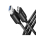 Kabel AXAGON BUMM3-AM10AB Kabel Micro-B USB USB-A 3.2 Gen 1, 1m, 3A, ALU, PVC Czarny